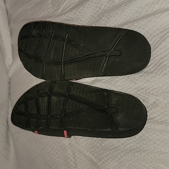 Fila women's slides pink and black pool - Picture 3 of 3